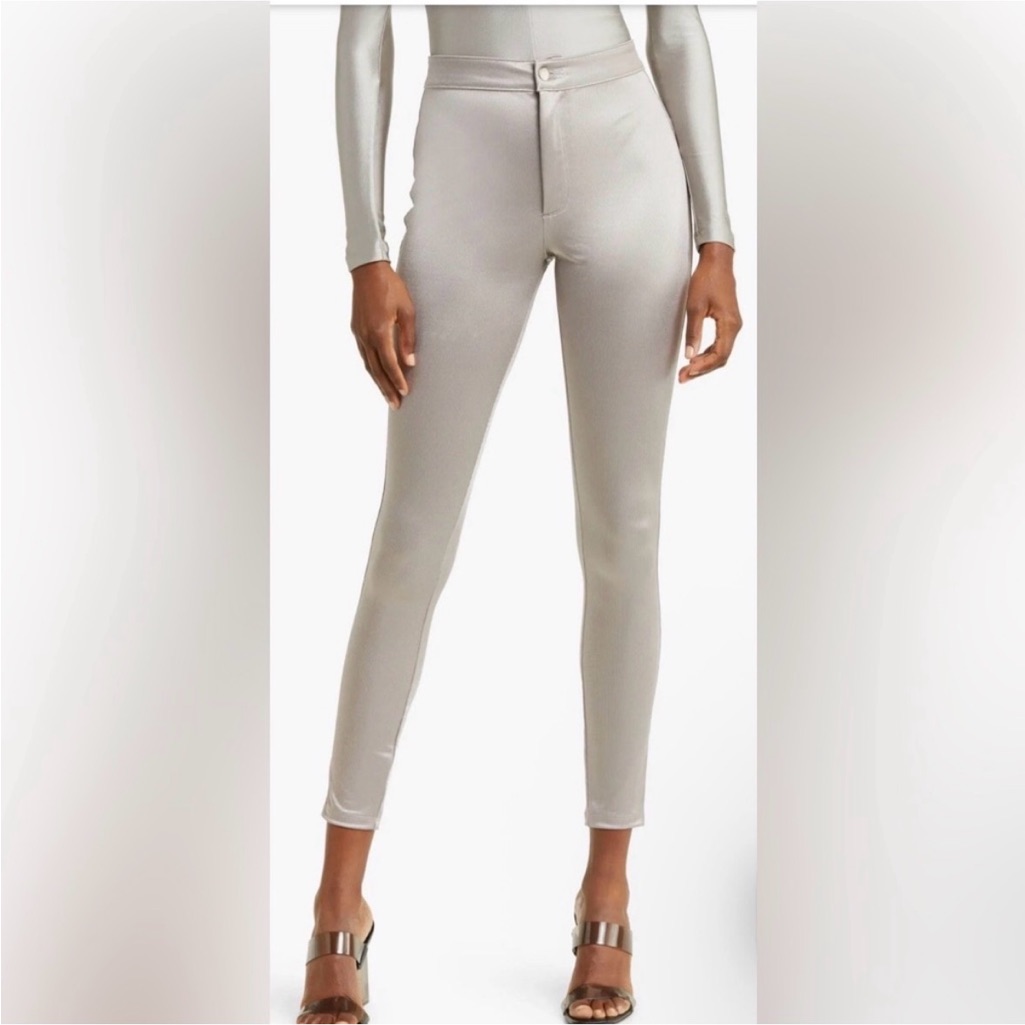 Nwt- Skims Disco Pants, Silver, Size Xl